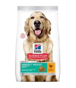 Hill's Science Plan Adult Perfect Weight Large Breed Dog Food with Chicken 12KG