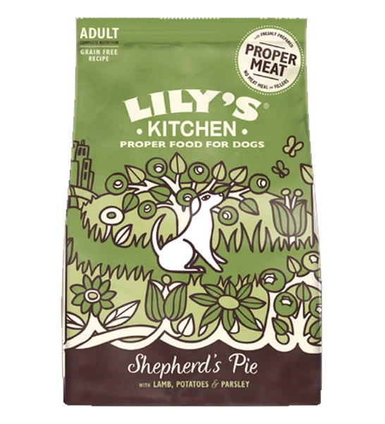 Lily's Kitchen Adult Shepherd's Pie with Lamb Potatoes & Parsley Adult Dry Dog Food Lily's Kitchen Adult Shepherd's Pie with Lamb Potatoes & Parsley Adult Dry Dog Food 2.5KG