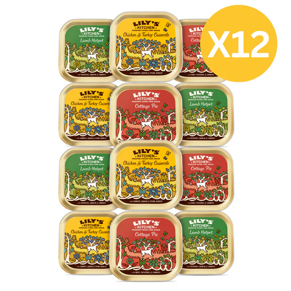 Lily's Kitchen Classic Multipack Wet Dog Food 150G - Pack of 12 Lily's Kitchen Classic Multipack Wet Dog Food 150G - Pack of 12