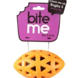 ebi Bite Me 'Crack Me Up' Rugby Sensory Dog Toy