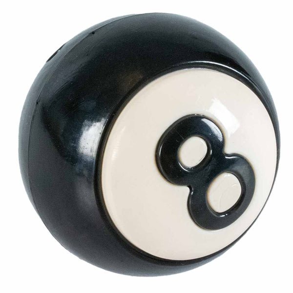 Ebi Coockoo Eight-Ball Treat Dispenser Ball Dog Snack Toy - Black Ebi Coockoo Eight-Ball Treat Dispenser Ball Dog Snack Toy - Black/8cm