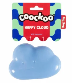 Ebi Coockoo Happy Cloud With Squeaker Dog Toy - Blue/13x10x6cm