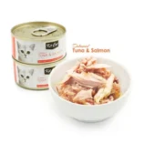Kit Cat Grain Free Tuna & Salmon Topper Wet Cat Food 80G - Pack of 12