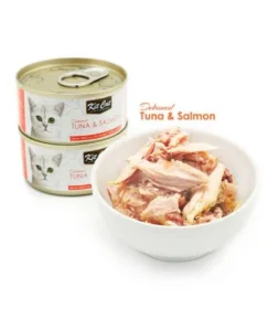 Kit Cat Grain Free Tuna & Salmon Topper Wet Cat Food 80G - Pack of 12