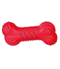 Trixie Cooling Bone Natural Rubber Toy for Dogs Red