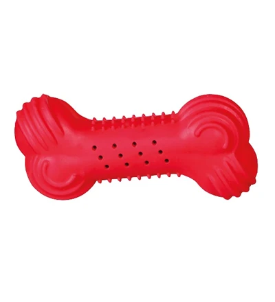 Trixie Cooling Bone Natural Rubber Toy for Dogs Red Trixie Cooling Bone Natural Rubber Toy for Dogs Red