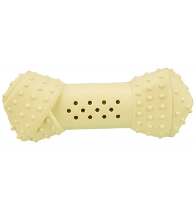 Trixie Junior Cooling Bone Natural Rubber Toy for Dogs Yellow Trixie Junior Cooling Bone Natural Rubber Toy for Dogs Yellow