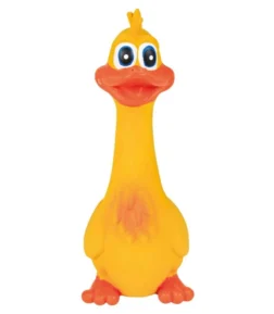 Trixie Latex Duck With Sound Dog Toy Yellow 18cm