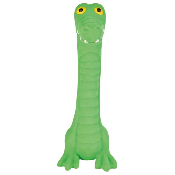 Trixie Latex Longie Crocodile Dog Toy Green 18cm Trixie Latex Longie Crocodile Dog Toy Green 18cm
