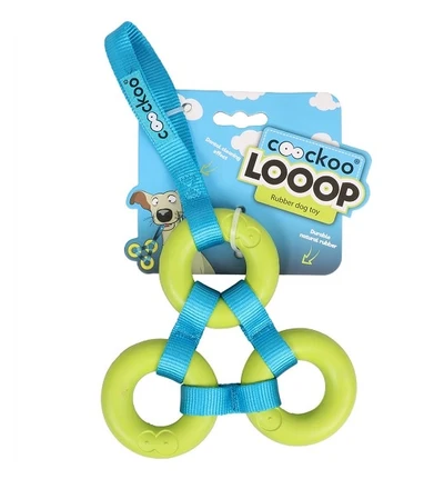 ebi Coockoo Looop Dog Toy Lime ebi Coockoo Looop Dog Toy Lime